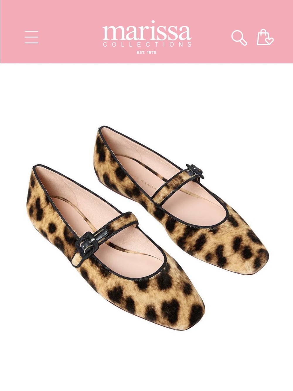 Loeffler Randall Leopard-Print Mary Jane Flats in Gold and Black - Picture 5 of 7